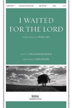 I Waited for the Lord SATB choral sheet music cover